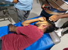 পাংশায় যাত্রী হয়রানির সংবাদ সংগ্রহ করতে গিয়ে সাংবাদিক ও সেচ্ছাসেবক আহত