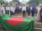 বীর মুক্তিযোদ্ধা ও অবসরপ্রাপ্ত উপ সচিব রবিউল ইসলামকে রাষ্ট্রীয় মর্যাদায় দাফন 