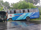 রাজবাড়ীতে বাসের সাথে সিএনজির মুখোমুখি সংঘর্ষ, সিএনজি চালক নিহত, আহত ১০