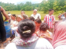 রাইখালীতে দুস্থদের চাল বিতরণ করতে গিয়ে বিপাকে বিএনপি নেতা