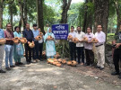 রাজারহাটে পাখির অভয়ারণ্য ঘোষণা, হাড়ি-পাতিলের বাসা উদ্বোধন করলেন ইউএনও