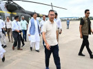 গভীর সমুদ্রবন্দর পরিদর্শনে মাতারবাড়িতে প্রধানমন্ত্রী