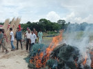 মুকসুদপুরে আড়াই লাখ টাকা মূল্যের ৯২টি নিষিদ্ধ চায়না দুয়ারী জাল ধ্বংস