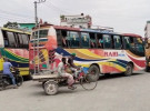 দিনাজপুরে পরিবহন ধর্মঘট, সড়ক অবরোধ