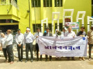 সাতক্ষীরায় শূন্য বিচারক নিয়োগের দাবিতে মানববন্ধন