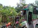 মুকসুদপুরে বাস খাদে পড়ে নিহত ৩