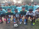 পঞ্চগড় শিশু-কিশোর ফুটবল টুর্নামেন্টের দ্বিতীয় ম্যাচে বিজয়ী লাল তরুণ ফুটবল একাডেমি 