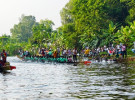 কোটালীপাড়ায় বিশ্বকর্মা পূজা উপলক্ষে আনন্দমুখর নৌকাবাইচ 