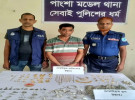 চোরাই স্বর্ণ-রৌপ্যসহ পাংশায় গ্রেপ্তার ১