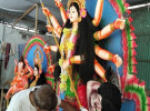 সোনাতলায় দুর্গাপূজার প্রস্তুতি সম্পন্ন, ৫৩ মন্দিরে কঠোর নিরাপত্তা