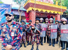 কাপ্তাইয়ে দুর্গাপূজায় ৪১ বিজিবির কড়া নিরাপত্তা, ৭টি মণ্ডপ পরিদর্শন করলেন অধিনায়ক