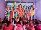 মহম্মদপুরে মহাষ্টমী উদযাপন, ১২৮ মন্দিরে চলছে দুর্গোৎসব