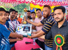 সালথায় মুস্তাক আট দলীয় মিনিবার ফুটবল টুর্নামেন্টের ফাইনাল 