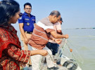 লৌহজংয়ে এমপি’র উপস্থিতিতে পদ্মায় বিশেষ অভিযানে ৮ জেলের কারাদণ্ড