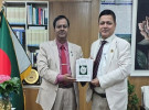 গোবিপ্রবি উপাচার্যের সঙ্গে বেরোবি উপাচার্যের সৌজন্য সাক্ষাৎ