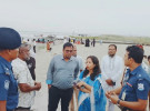 লৌহজংয়ের ইউএনওর শিমুলিয়া ঘাট ও পদ্মা সেতুর নীচের ঝুকিপূর্ণ এলাকা পরিদর্শন