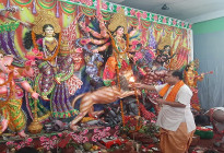 সাতক্ষীরায় শারদীয়া দুর্গাপুজার সমাপ্তি  