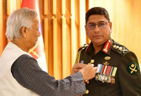 ‘সেনাবাহিনী পদক’ পেলেন সেনাপ্রধান ওয়াকার-উজ-জামান