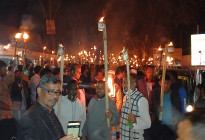 মুন্সিগঞ্জ ০১ আসনে বিএনপির প্রার্থী পরিবর্তনের দাবীতে বিক্ষোভ ও মশাল মিছিল