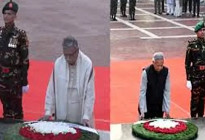 শহীদ বুদ্ধিজীবী স্মৃতিসৌধে রাষ্ট্রপতি ও প্রধান উপদেষ্টার শ্রদ্ধা
