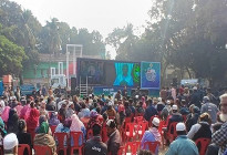 গণভোটের বার্তা নিয়ে সাতক্ষীরায় ‘ভোটের গাড়ি’ 