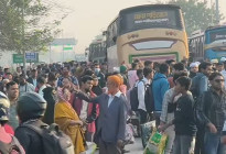 নির্বাচনের ছুটিতে ঢাকা-মাওয়া এক্সপ্রেসওয়েতে যাত্রীর ঢল