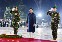 ভাষাশহীদদের প্রতি প্রধানমন্ত্রীর শ্রদ্ধা নিবেদন