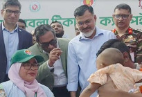 রাজধানীতে হাম-রুবেলা টিকাদান ক্যাম্পেইন উদ্বোধন 