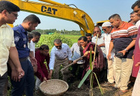 কালুখালীতে ৫ কি.মি. খাল পুনঃখনন কাজের উদ্বোধন