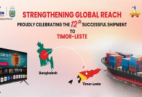 পূর্ব-তিমুরে রপ্তানি হচ্ছে ওয়ালটন টিভি, যাচ্ছে ১২তম শিপমেন্ট