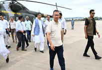 গভীর সমুদ্রবন্দর পরিদর্শনে মাতারবাড়িতে প্রধানমন্ত্রী