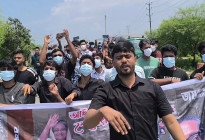 ১৫ আগস্ট ও শেখ হাসিনার ফেরা ঘিরে সাতক্ষীরায় ছাত্রলীগের মিছিল
