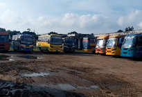দীর্ঘ ৪৫ ঘণ্টা পর রাজবাড়ী-ফরিদপুর রুটে বাস চলাচল শুরু