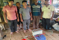 গোপালগঞ্জে দেশীয় প্রজাতির মাছ রক্ষায় ইলেকট্রনিক শক লাইট ধ্বংস