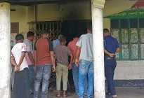 রাজবাড়ী জেলা বিএনপির কার্যালয়ে দুর্বৃত্তদের আগুন 