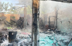 কালকিনিতে বাজারে আগুন লেগে ৩ দোকান পুড়ে ছাই