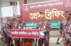 ‘জাতীয় সংসদ নির্বাচনে সাতক্ষীরায় ৩৫ প্লাটুন বিজিবি মোতায়েন’