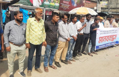 শ্যামনগর প্রেসক্লাবের সভাপতি মনিরের ওপর হামলার প্রতিবাদে সাতক্ষীরায় মানববন্ধন