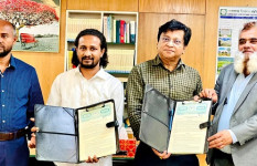 গোবিপ্রবি'র একাউন্টিং বিভাগ ও আইসিএমএবি'র মধ্যে সমঝোতা স্মারক স্বাক্ষর
