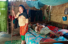 অসহায় তঞ্চঙ্গ্যা পরিবারের পাশে ‘পজেটিভ কাপ্তাই’