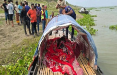 পদ্মায় গুলিবিদ্ধ যুবকের মরদেহ উদ্ধার, আহত ১
