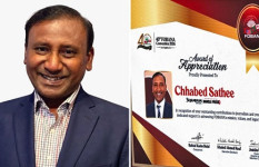 টানা পঞ্চমবার ‘সাহসী সাংবাদিকতা’ সম্মাননা পেলেন ছাবেদ সাথী