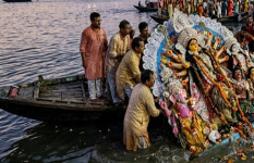 মহম্মদপুরে ১২৮ মণ্ডপে প্রতিমা বিসর্জনে শেষ হলো শারদীয় দুর্গোৎসব
