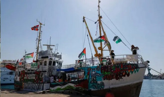 সব বাধা পেরিয়ে গাজার জলসীমায় ফ্লোটিলার জাহাজ, পথে আরও ২৩টি