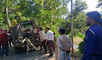 কোটালীপাড়ায় এক মাসে ১৯ অবৈধ ড্রেজার জব্দ