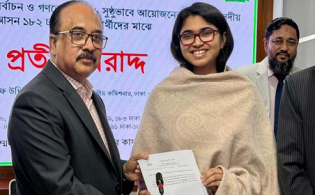 ফুটবল প্রতীক পেলেন তাসনিম জারা