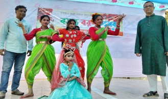 সোনাতলায় বসন্ত বরণ ও ভালোবাসা দিবস পালিত