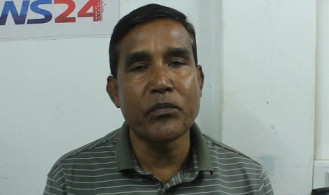 স্থানীয়দের বাধার মুখে বন্ধ হয়ে যাওয়া রাস্তার কাজ নিজের না দাবী মোতাহারের