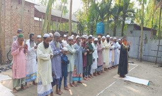 কুড়িগ্রামের ৬ গ্রামে ঈদের জামাত অনুষ্ঠিত