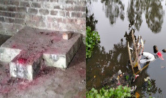 বগুড়ায় তিনটি মন্দিরে প্রতিমা ভাঙচুর, এলাকাজুড়ে উদ্বেগ ক্ষোভ
